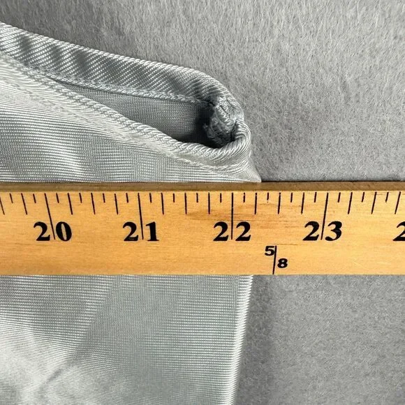 Vintage Nike Satin Basketball Jersey Top Mens Large Silver Hoop Gym Workout - Picture 9 of 11